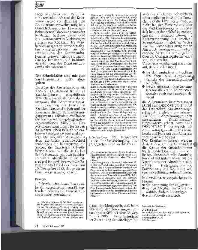 Vorschauseite 6: Fragen zur Kostenerstattung der Ärzte gemäß 11 BPFLV