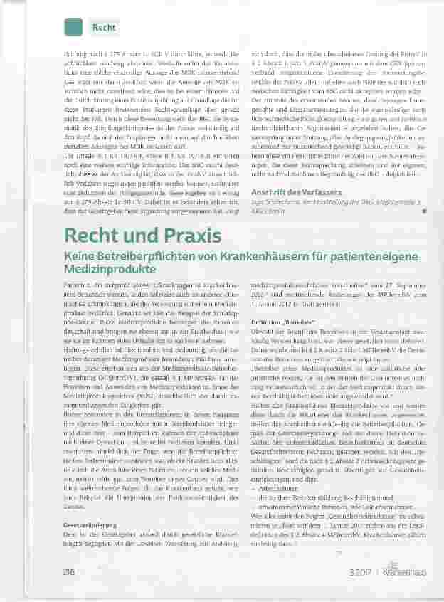 Vorschauseite 4: Prüfung der sachlich-rechnerischen Richtigkeit einer Krankenhausabrechnung