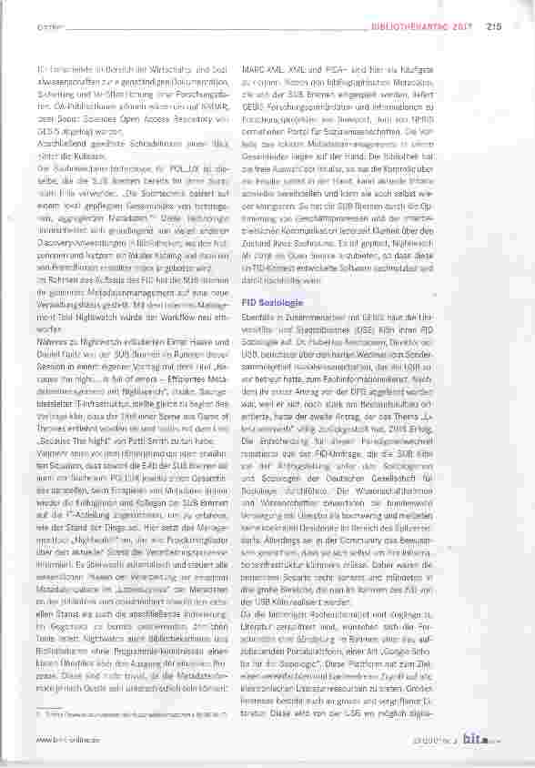 Vorschauseite 2: Mehrwerte durch Fachinformationsdienste