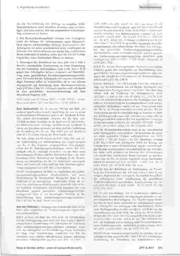 Vorschauseite 2: Zustimmungsersetzungsverfahren Anspruch auf Durchführung