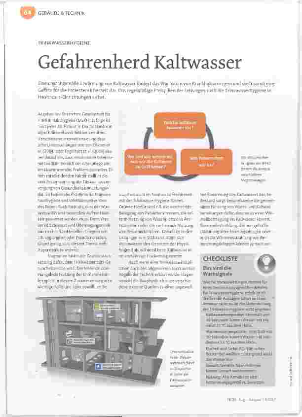 Vorschauseite 1: Gefahrenherd Kaltwasser