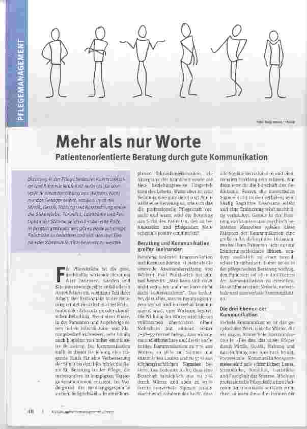 Vorschauseite 1: Mehr als nur Worte