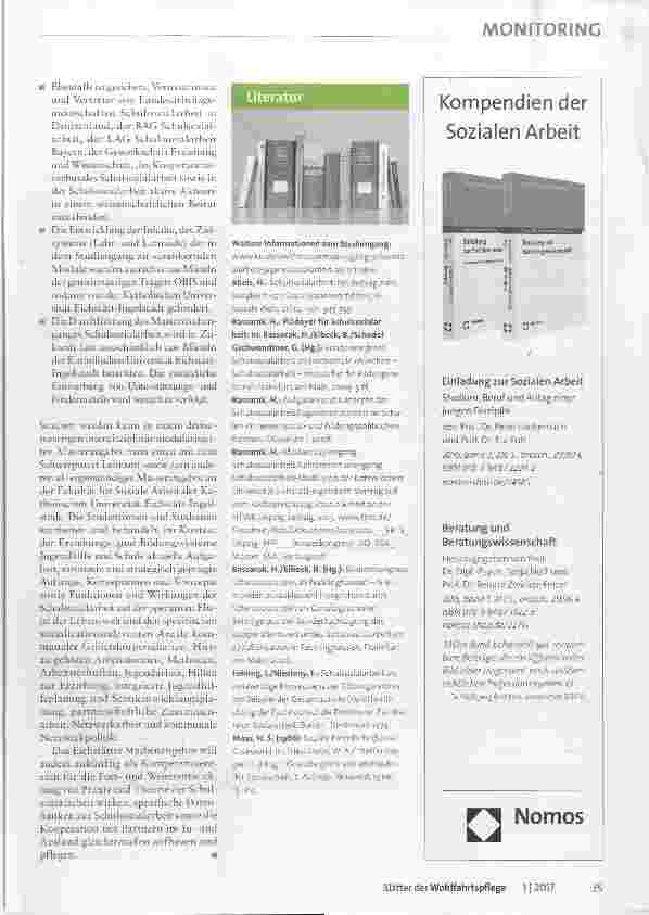 Vorschauseite 4: Schulsozialarbeit studieren