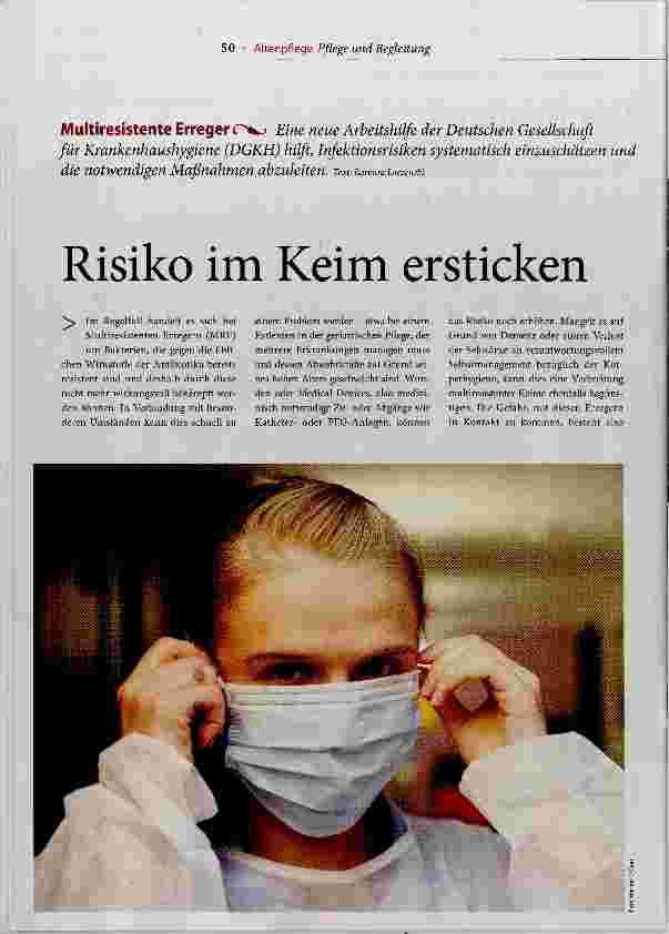 Vorschauseite 1: Risiko im Keim ersticken