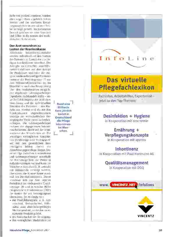 Vorschauseite 3: Versorgungssets: effizient, aber von Kassen in Frage gestellt