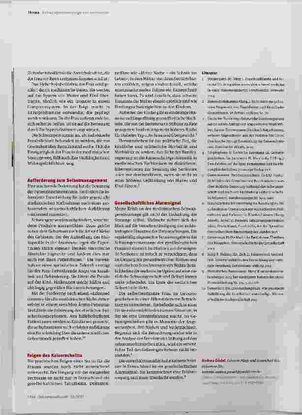 Vorschauseite 4: Der Kaiserschnitt eine gesellschaftliche Kontroverse?