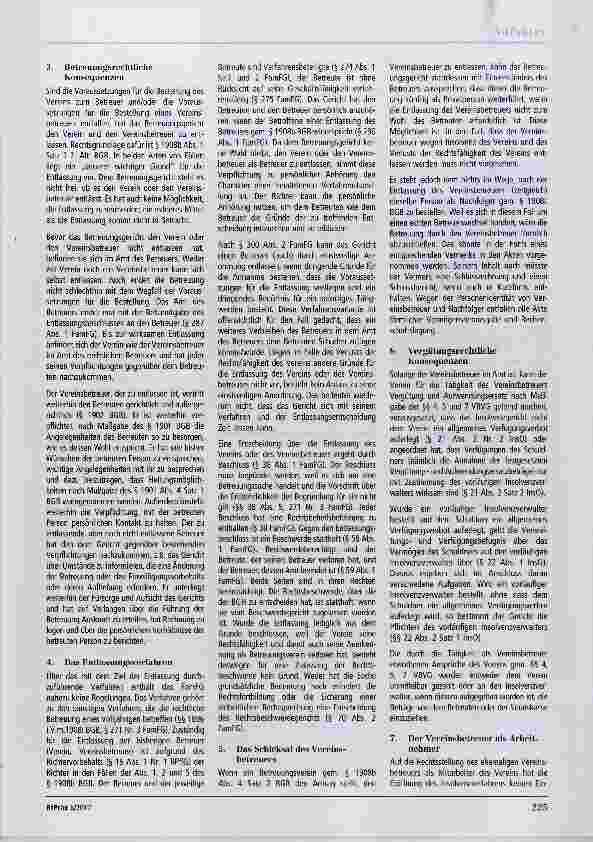 Vorschauseite 2: Zur Insolvenz eines Betreuungsvereins
