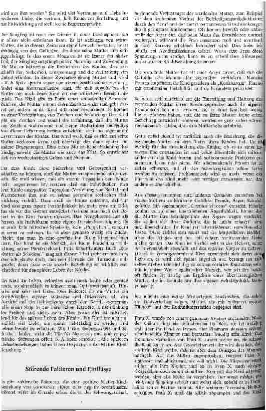 Vorschauseite 2: Die Entstehung der Mutter-Kind-Beziehung und ihre Einwirkung auf die kindliche Entwicklung