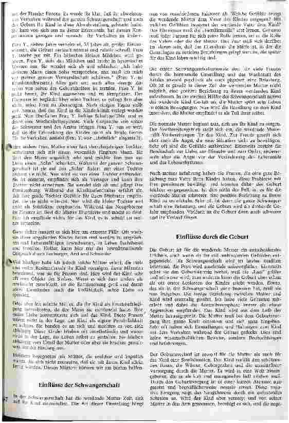 Vorschauseite 3: Die Entstehung der Mutter-Kind-Beziehung und ihre Einwirkung auf die kindliche Entwicklung