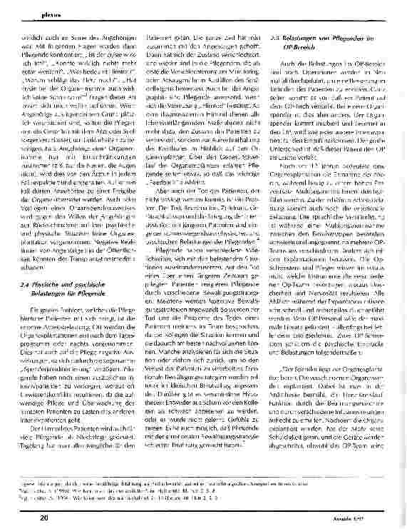 Vorschauseite 4: Hirntodproblematik und Organtransplantation: Fragen, Probleme und Antworten aus pflegerischer Sicht