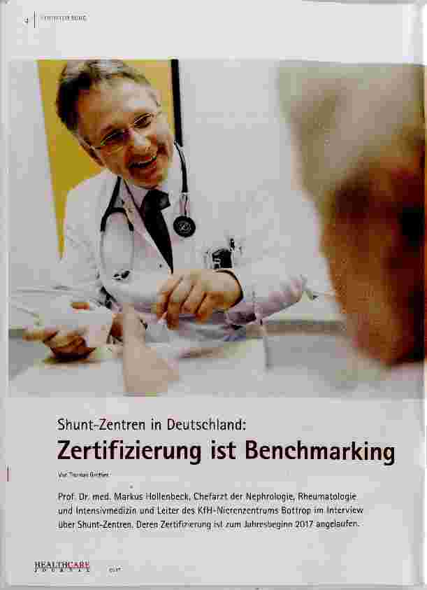 Vorschauseite 1: Zertifizierung ist Benchmarking