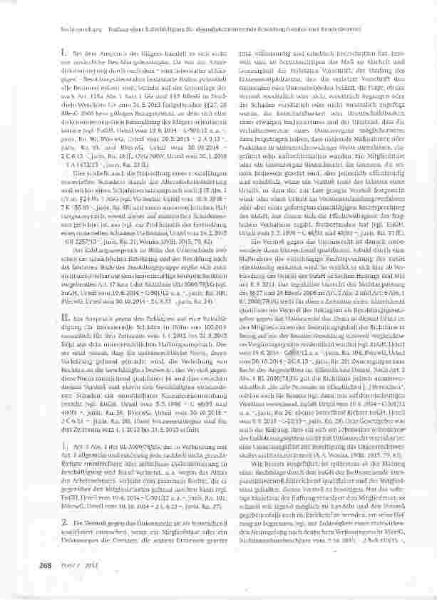 Vorschauseite 2: Zum Beamtenrecht Umfang einer Entschädigung für aitersdiskriminierende Besoldung(Landesund Bundesbeamte)