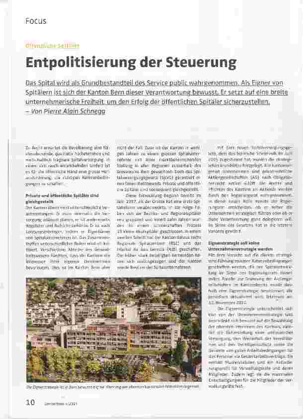 Vorschauseite 1: Entpolitisierung der Steuerung
