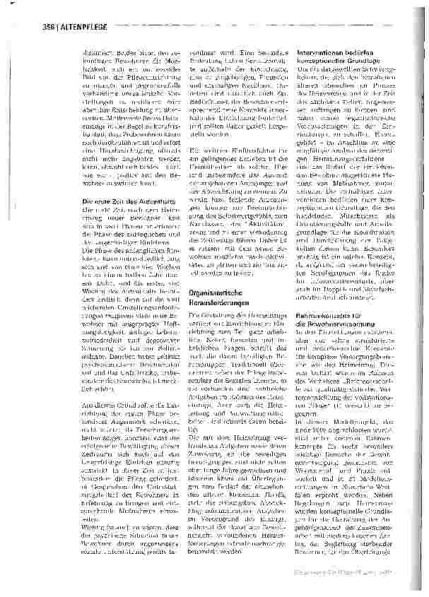 Vorschauseite 3: Hilfen für den Heimeinzug