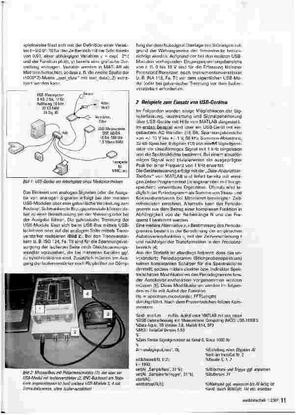 Vorschauseite 2: USB-Geräte in der Medizintechnik