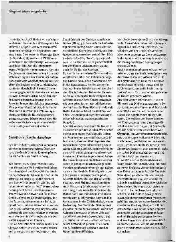 Vorschauseite 3: Pflege seit Menschengedenken - Teil 1: Von den Anfängen bis zum Spätmittelalter