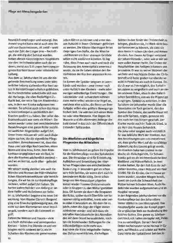 Vorschauseite 5: Pflege seit Menschengedenken - Teil 1: Von den Anfängen bis zum Spätmittelalter