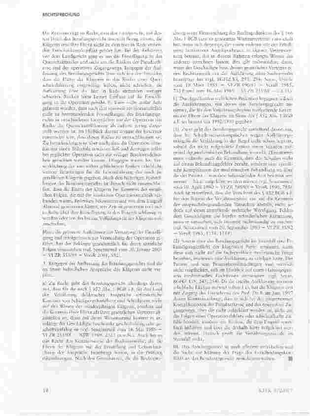 Vorschauseite 4: Vetorecht einer Minderjährigen gegen die Einwilligung durch die gesetzlichen Vertreter / Aufklärung über Risiken, die gegenüber dem Hauptrisiko weniger schwer sind