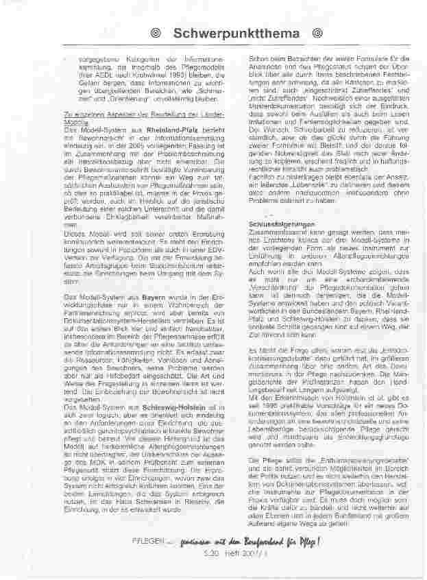 Vorschauseite 6: Pflegedokumentation: Bürokratisches und lästiges Übel oder notwendiges Kommunikationsinstrument der Pflegenden?