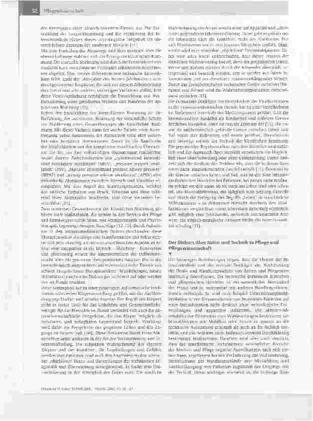 Vorschauseite 3: Natur, Technik und Pflege -Fragmente für einen ausstehenden Dialog (Teil I)1