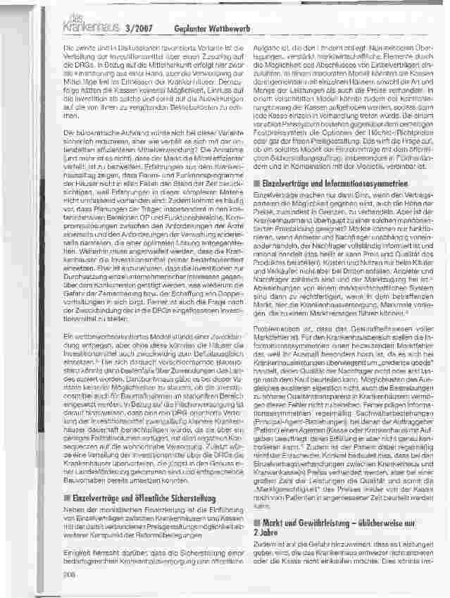 Vorschauseite 2: Geplanter Wettbewerb
