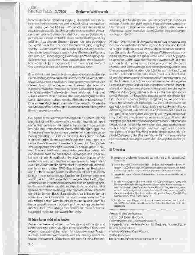 Vorschauseite 3: Geplanter Wettbewerb