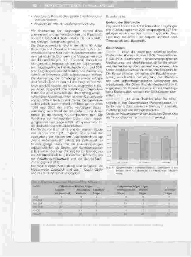 Vorschauseite 3: Analyse der IST-Kosten Anästhesie in deutschen Krankenhäusern*