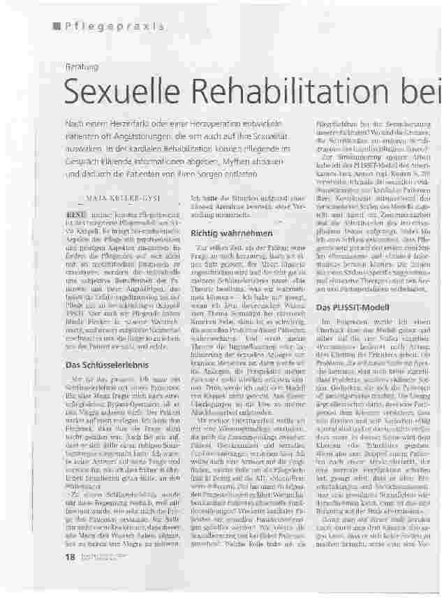Vorschauseite 1: Sexuelle Rehabilitation bei Herzpatienten