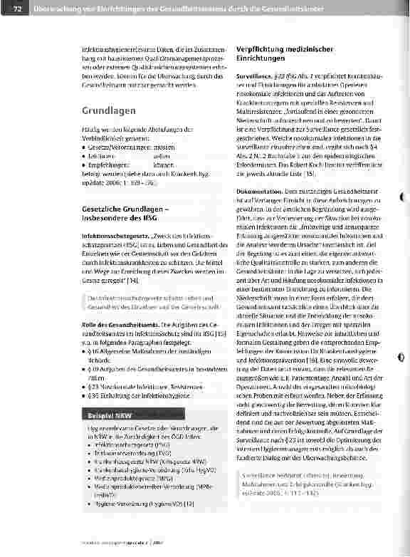 Vorschauseite 4: Überwachung von Einrichtungen des Gesundheitswesens durch die Gesundheitsämter - Vorgehen in NRW