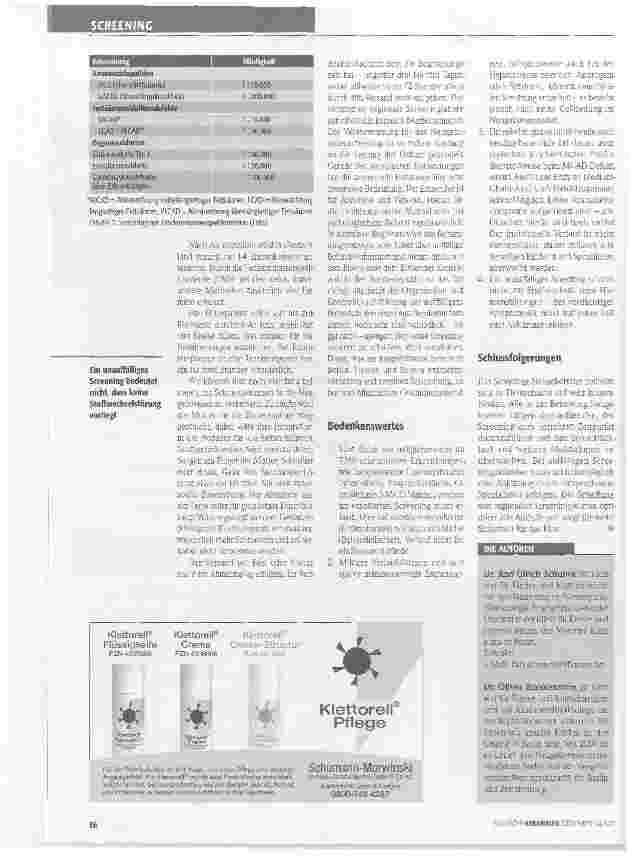 Vorschauseite 4: Screeninguntersuchungen beim Neugeborenen