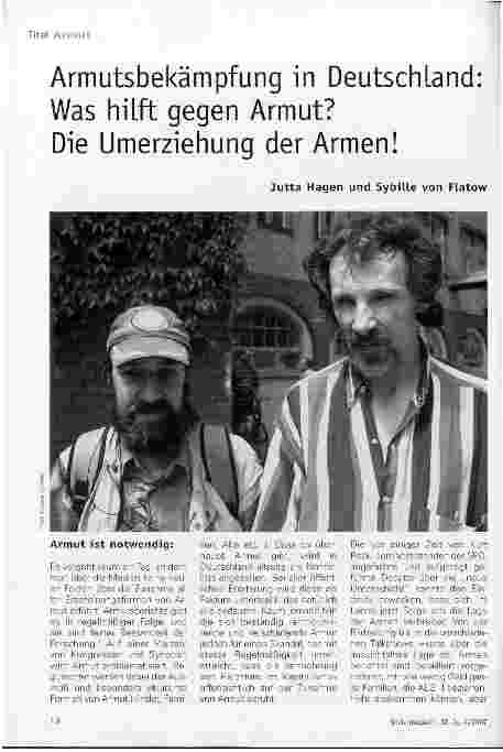 Vorschauseite 1: Armutsbekämpfung in Deutschland: Was hilft gegen Armut? Die Umerziehung der Armen!