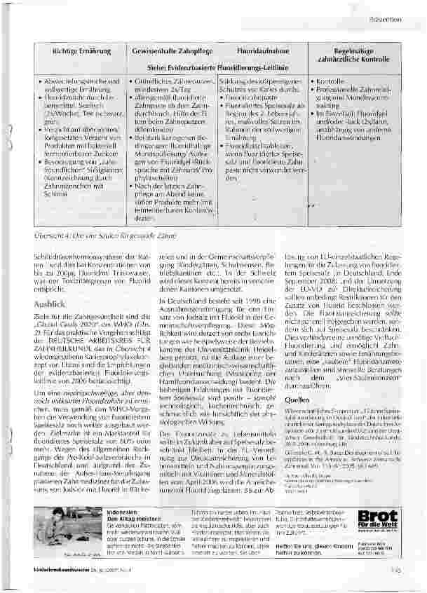 Vorschauseite 5: Zahngesundheit bei Kindern und Jugendlichen auf gutem Weg