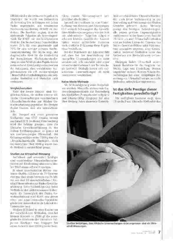 Vorschauseite 4: Sollen Hebammen sie noch erlernen? Manuelle abdominale Untersuchungen
