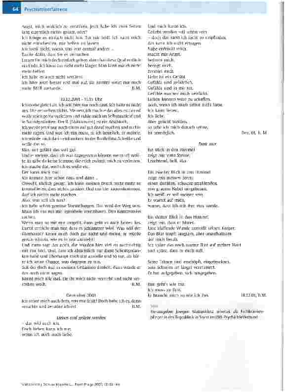 Vorschauseite 2: Sich der Krankheit durch sprachlichen Ausdruck in einer pflegerischen Gruppe nähern