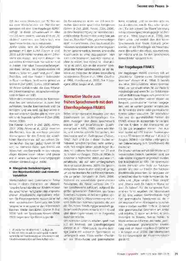 Vorschauseite 2: Langsam gleich gestört? Variabilität und Normalität im frühen Spracherwerb