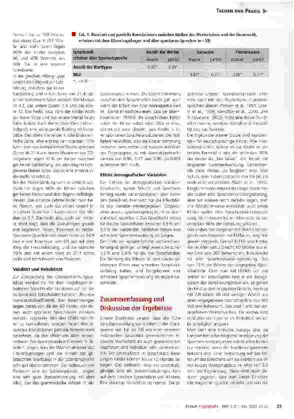 Vorschauseite 4: Langsam gleich gestört? Variabilität und Normalität im frühen Spracherwerb