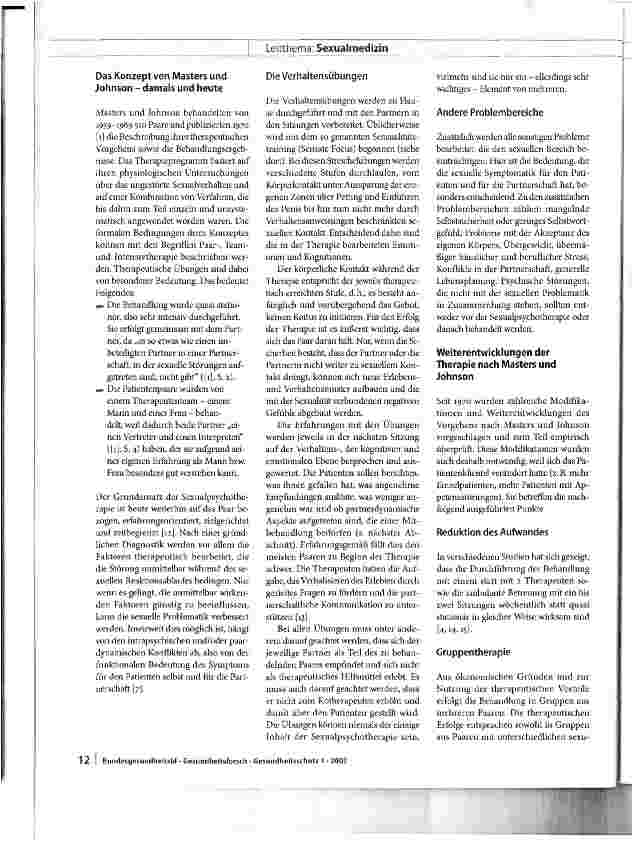 Vorschauseite 2: Psychotherapie sexueller Funktionsund Erlebensstörungen