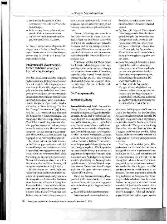 Vorschauseite 4: Psychotherapie sexueller Funktionsund Erlebensstörungen