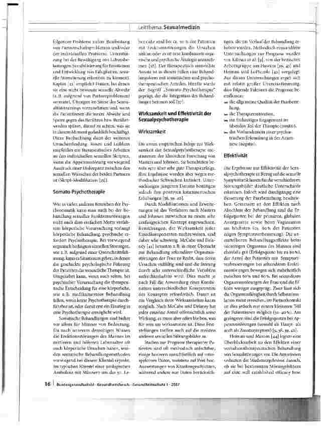 Vorschauseite 6: Psychotherapie sexueller Funktionsund Erlebensstörungen