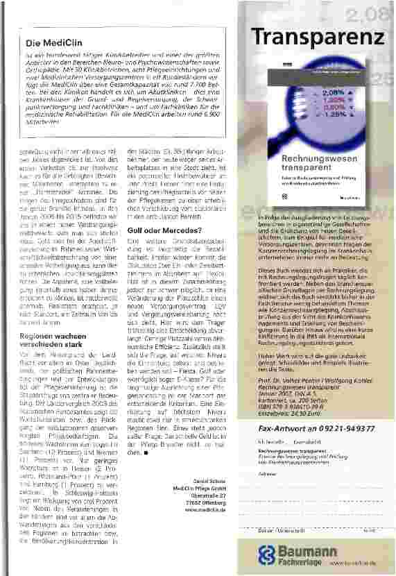 Vorschauseite 2: Mit Pflege ist kein schnelles Geld zu machen