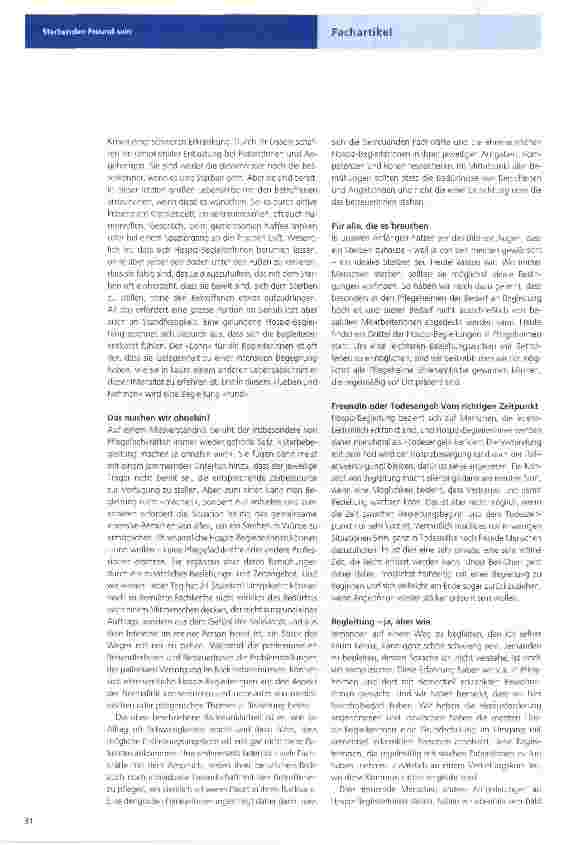 Vorschauseite 2: Sterbenden Freund sein