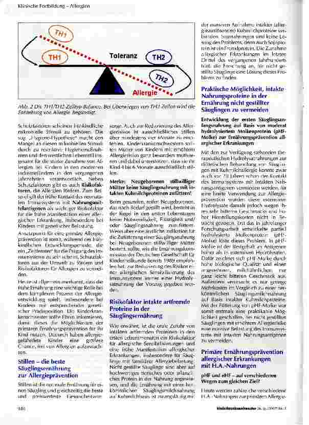 Vorschauseite 2: Das Leben zwischen Toleranz und Allergie