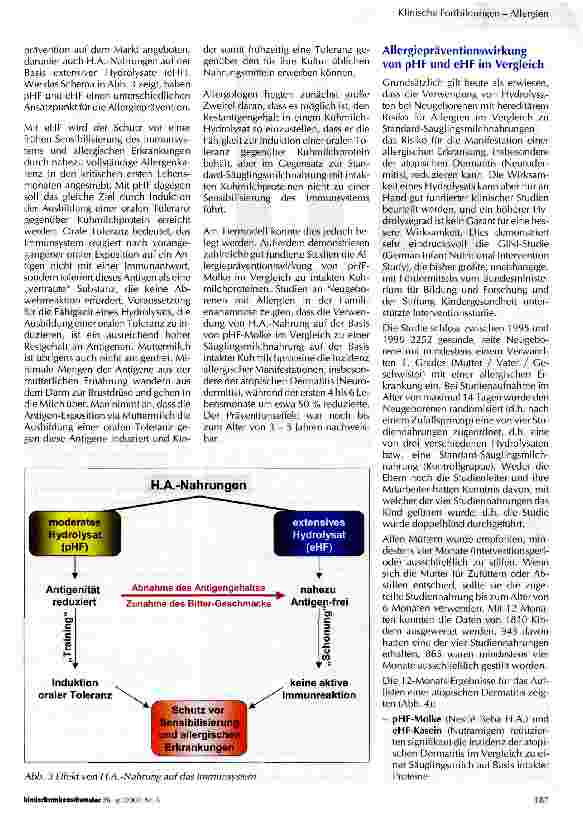 Vorschauseite 3: Das Leben zwischen Toleranz und Allergie