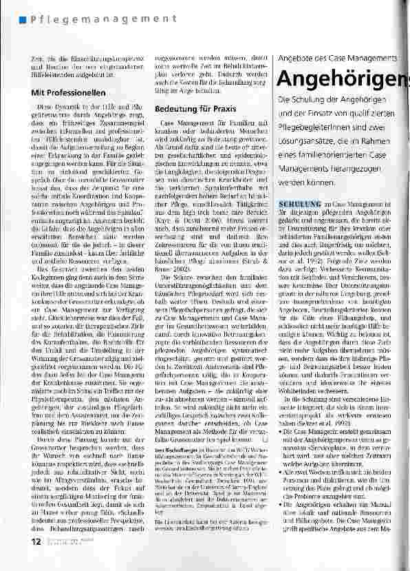 Vorschauseite 3: Familienorientiertes Case Management