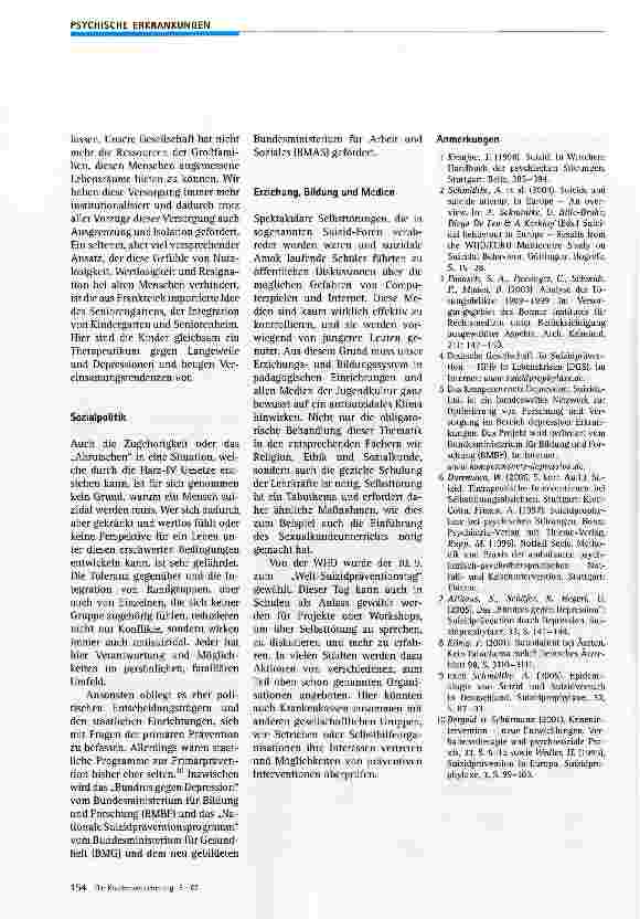 Vorschauseite 4: Suizid und Suizidalität - Ansätze zur Prävention