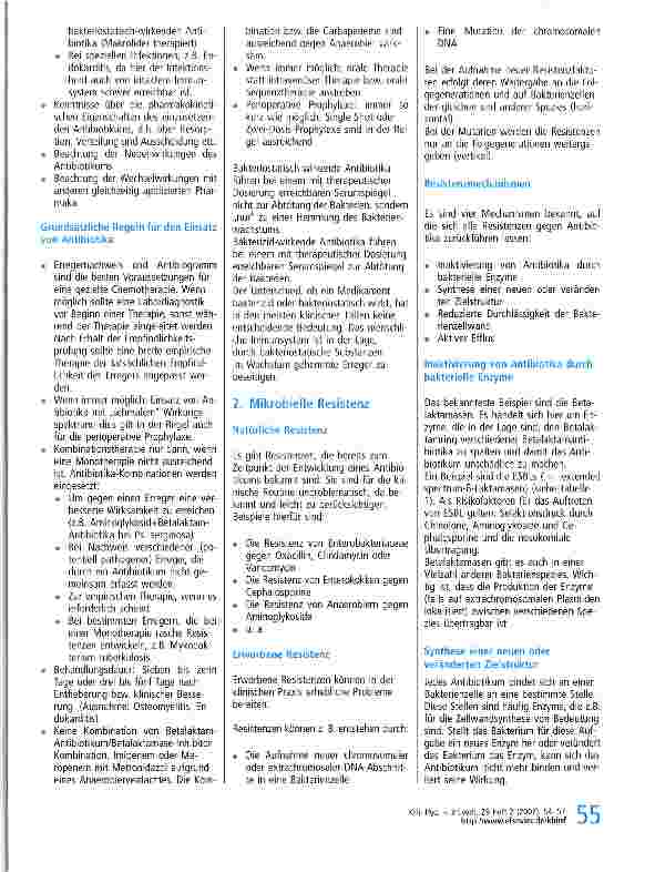 Vorschauseite 2: Einsatz von Antibiotika aus mikrobiologischer Sicht (Teil I)