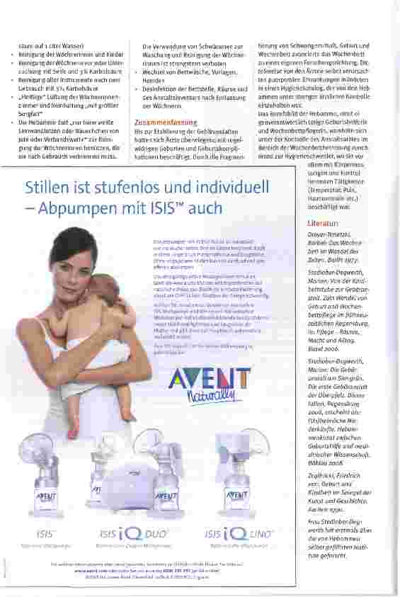 Vorschauseite 3: Wochenbettpflege im Wandel der Zeit