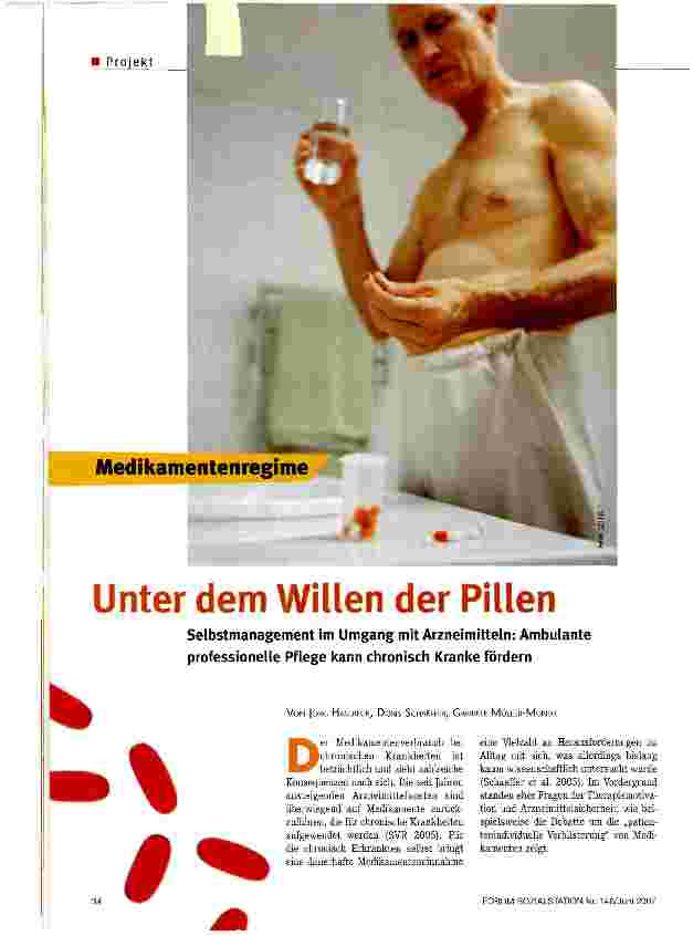 Vorschauseite 1: Unter dem Willen der Pillen
