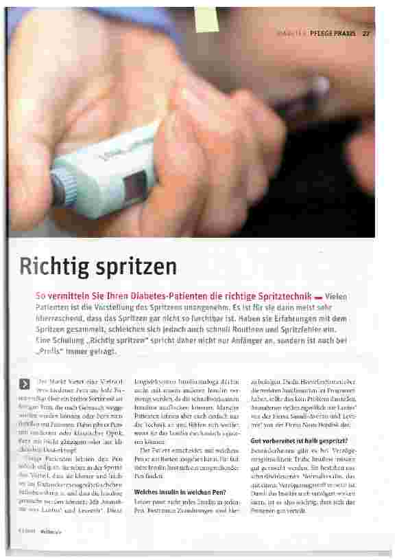 Vorschauseite 1: Richtig spritzen