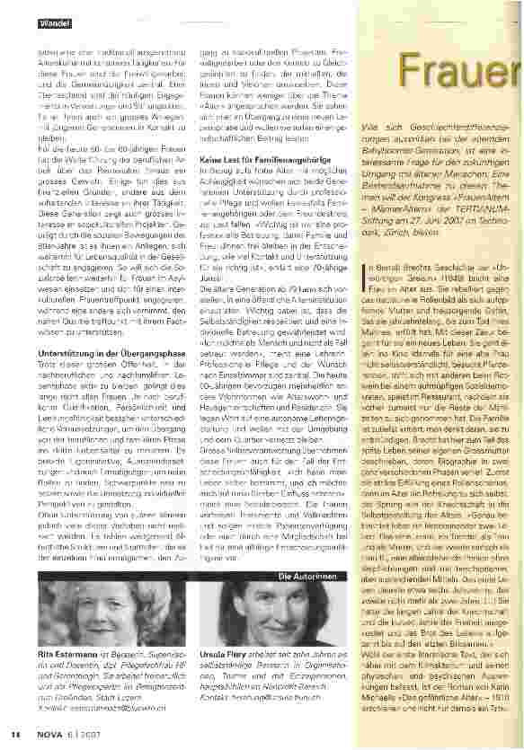 Vorschauseite 3: Frau im WandelAltersbild und Lebensgestaltung